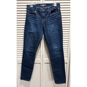 Lucky‎ Brand Sofia Skinny Denim Jeans Size 8/29 Regular Mid Rise Dark Wash
